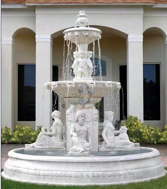 Marble fountain
