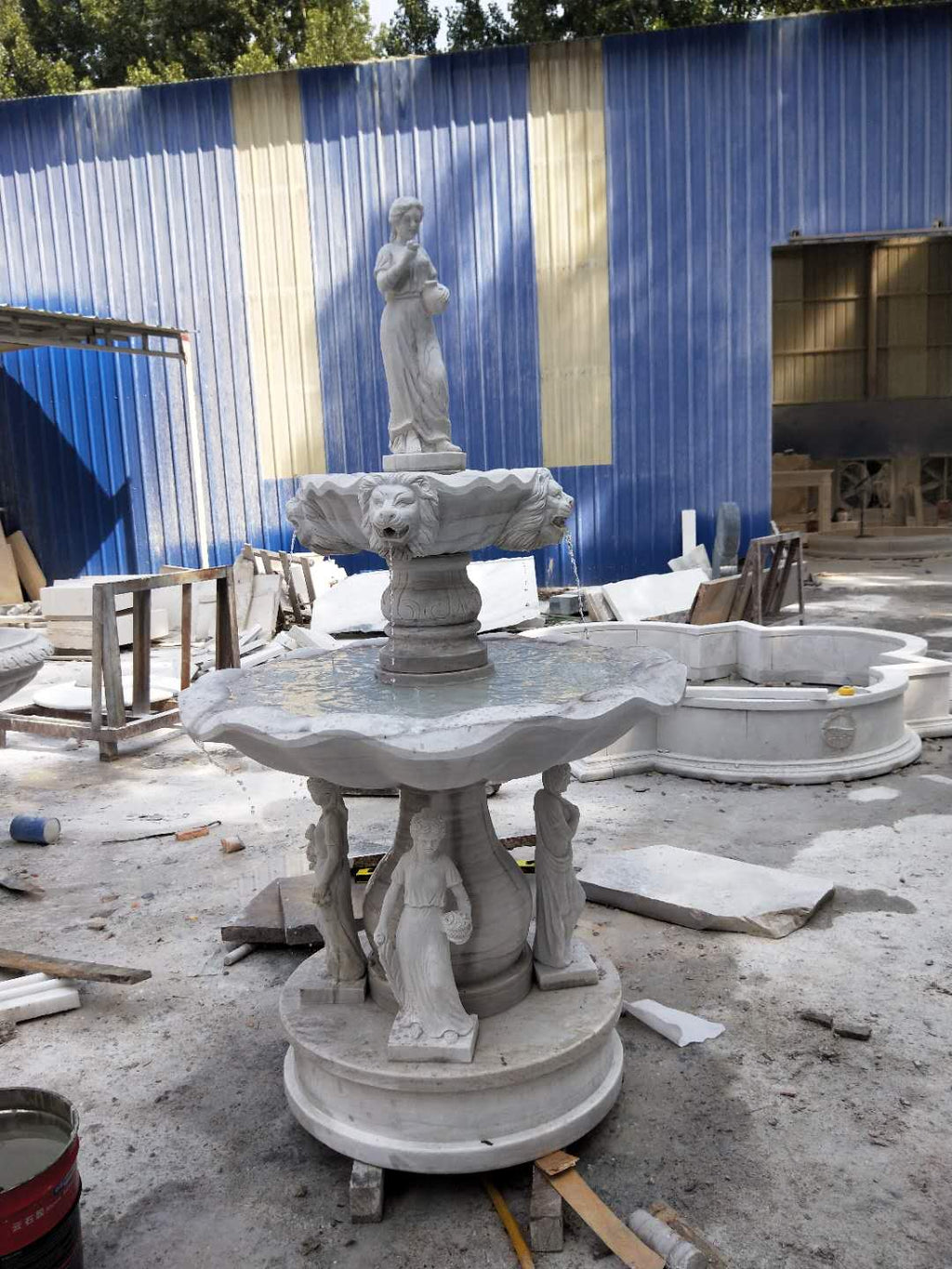 Marble fountain