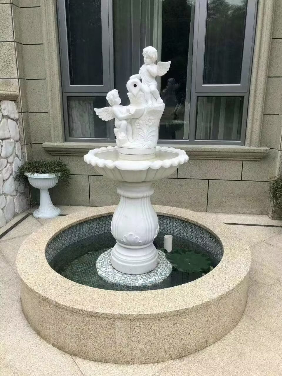 Marble fountain