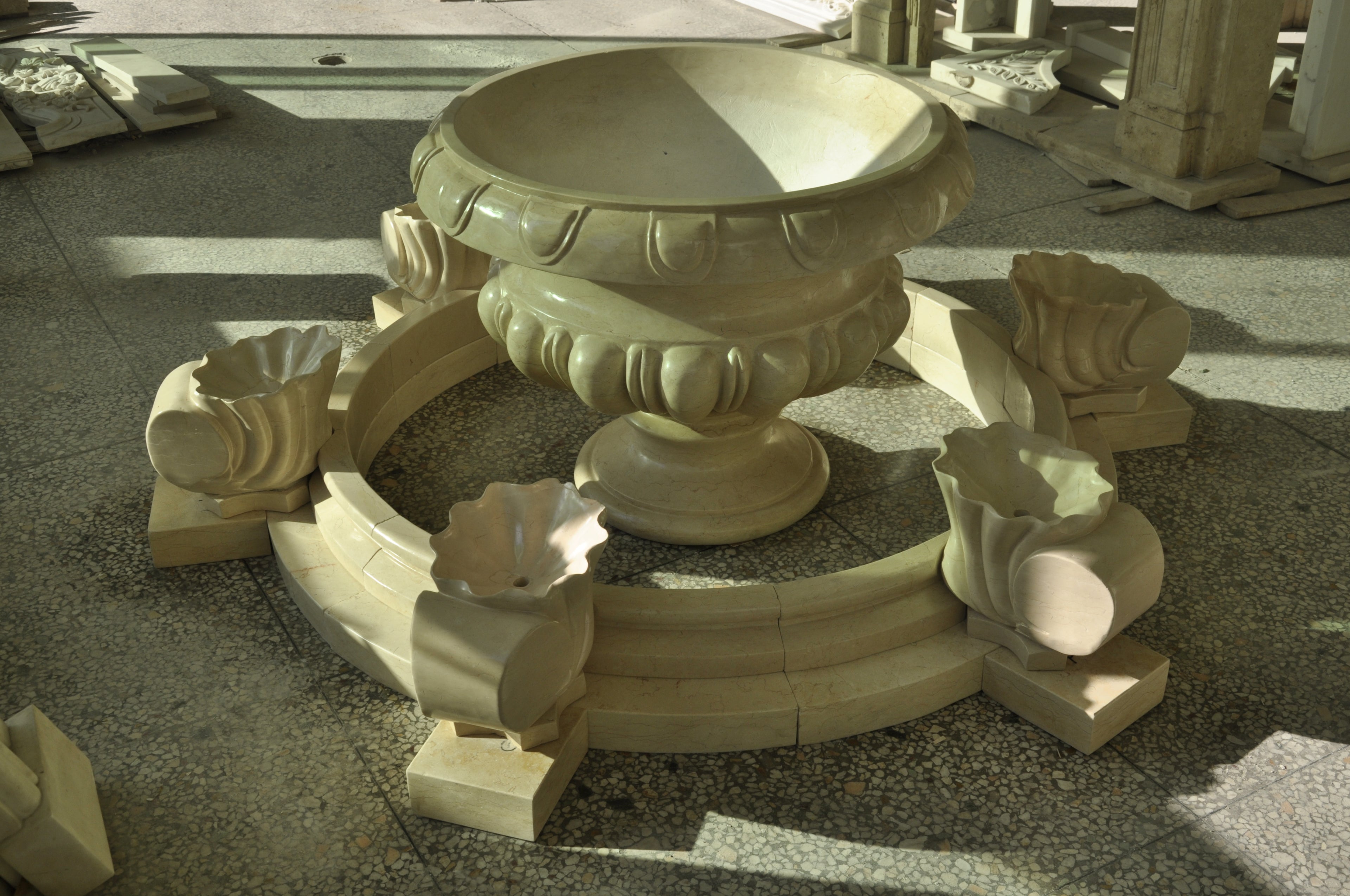 Marble fountain