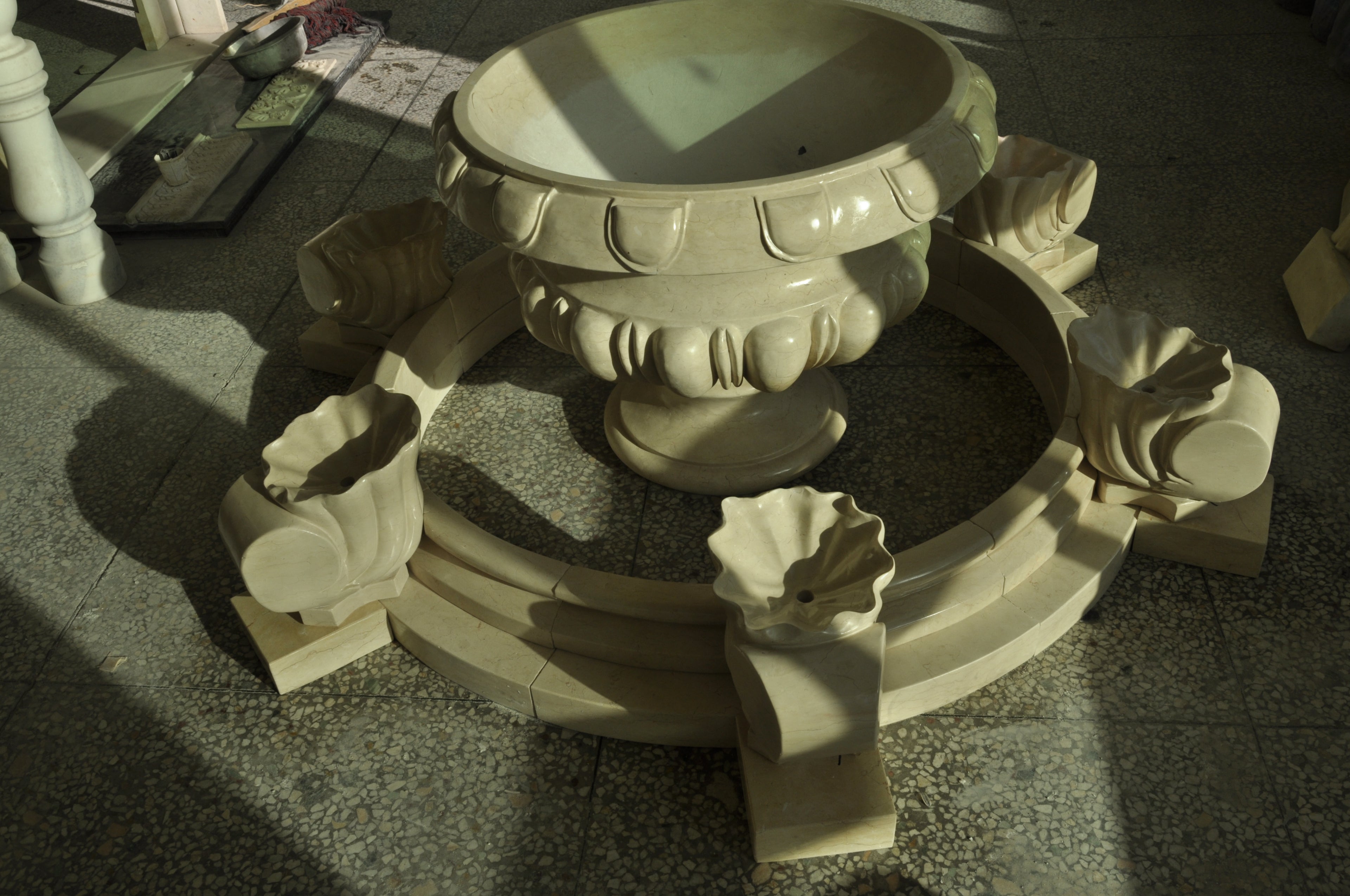 Marble fountain