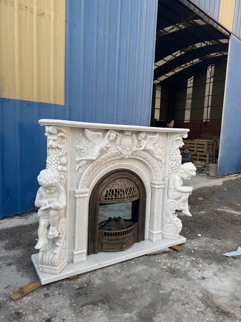 Marble fireplaces
