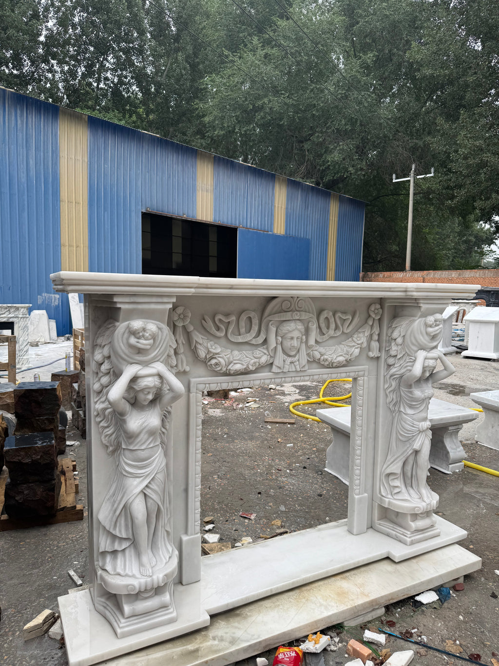 Marble fireplaces