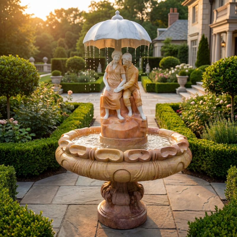 Marble fountain