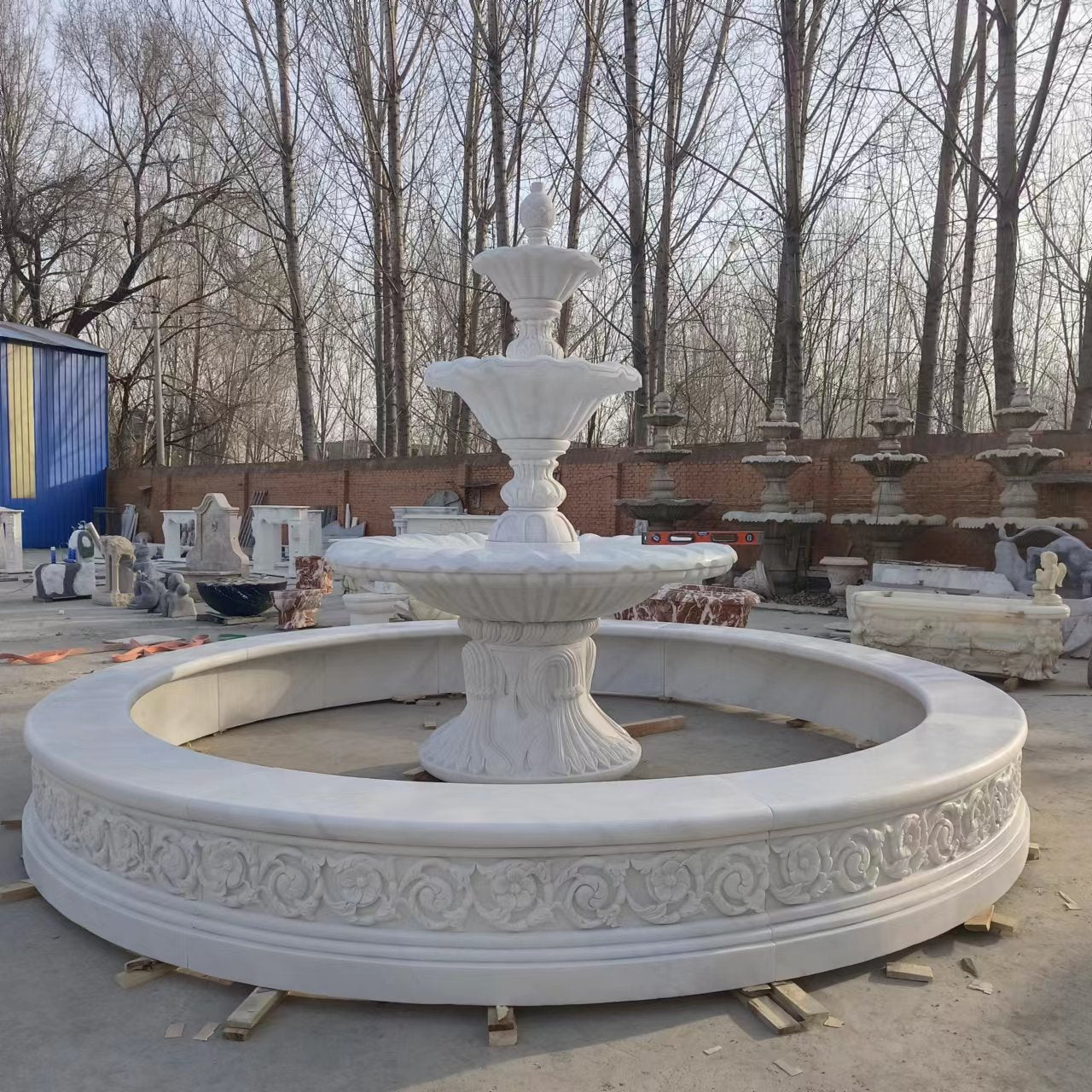 Marble fountain