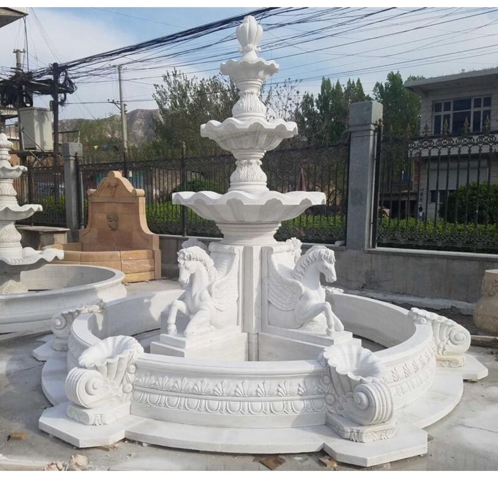 Marble fountain